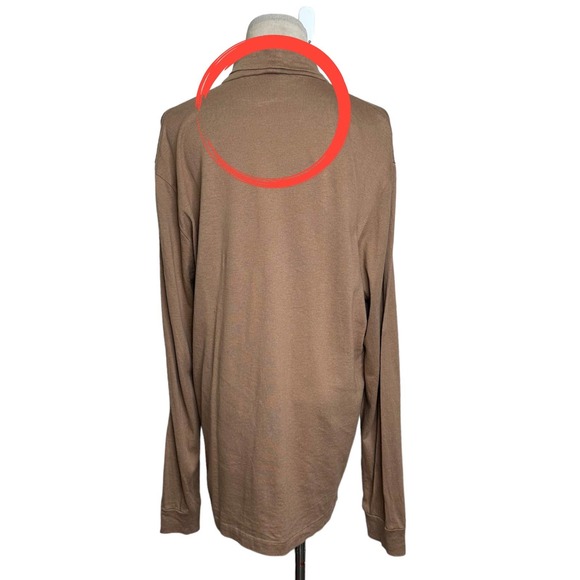 Theory brown long sleeves high neck top size XL - Picture 7 of 10
